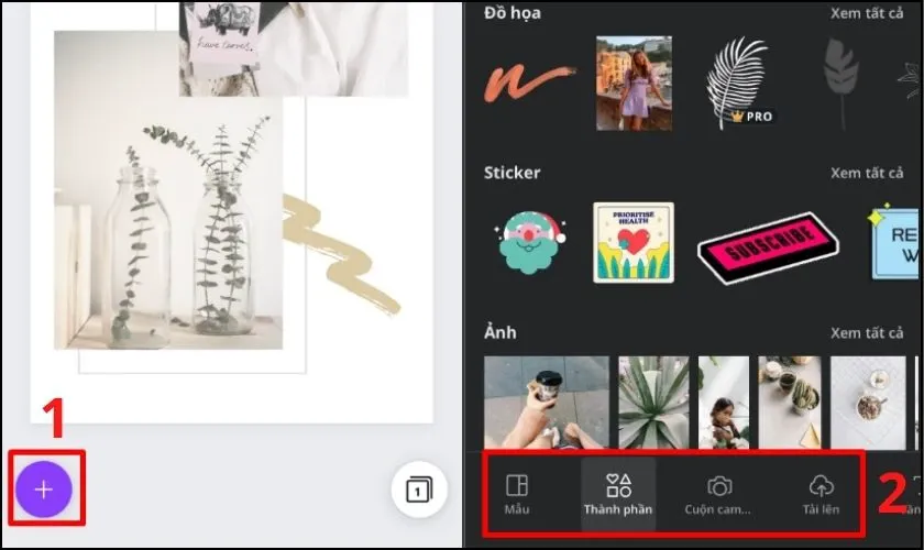 cách sử dụng canva trên máy tính và thêm yếu tố