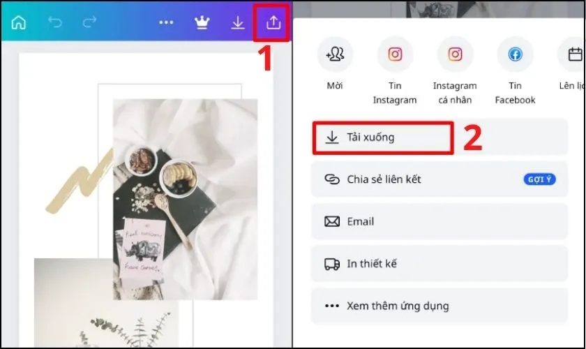 cách sử dụng canva trên máy tính để tải thiết kế từ điện thoại