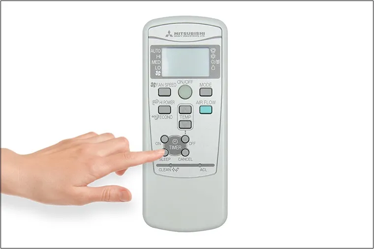 Chế độ SLEEP của máy lạnh Mitsubishi