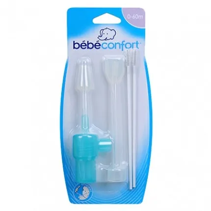 Hình ảnh minh họa các phụ kiện đa dạng đi kèm máy hút mũi