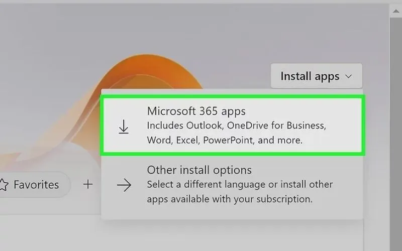 Nút 'Cài đặt Office' trên trang quản lý tài khoản Microsoft để bắt đầu cài đặt Excel trên máy tính