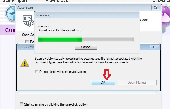 Tùy chọn lưu sau khi quét trên máy scan Canon Lide 120