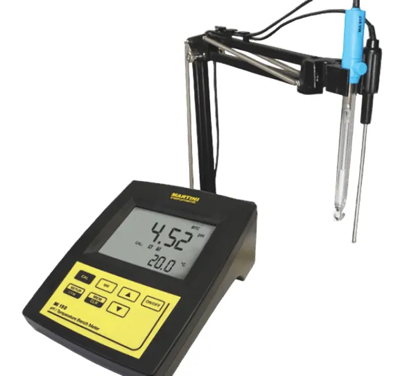 Máy đo pH/mV/ISE/Nhiệt độ Milwaukee Mi160 với màn hình hiển thị đa thông số, tối ưu hóa cách sử dụng máy đo pH để bàn cho phân tích chuyên sâu