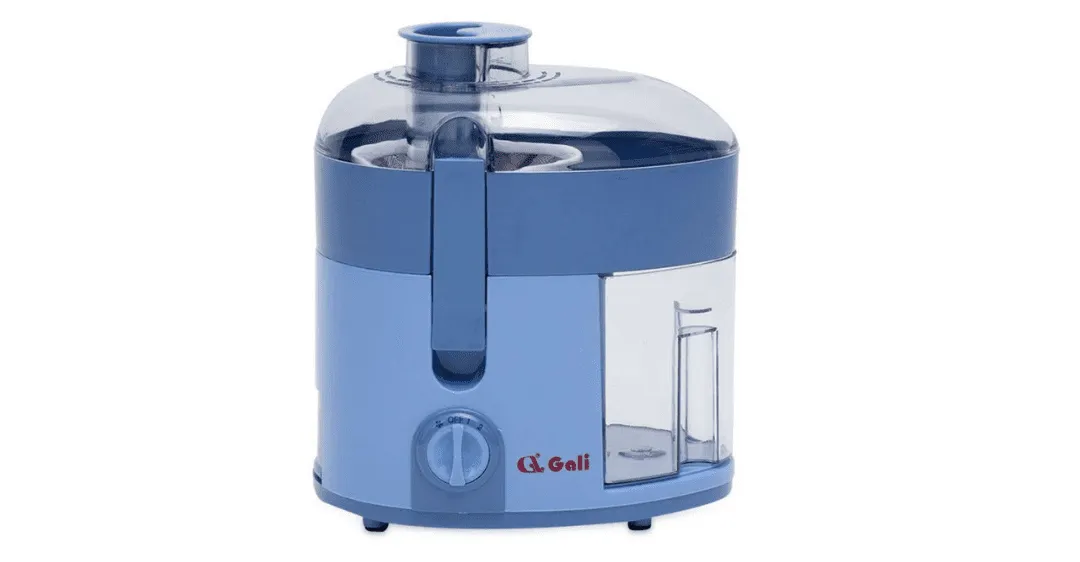 Các bộ phận của máy ép trái cây Gali sau khi tháo rời, hướng dẫn cách vệ sinh và bảo dưỡng máy