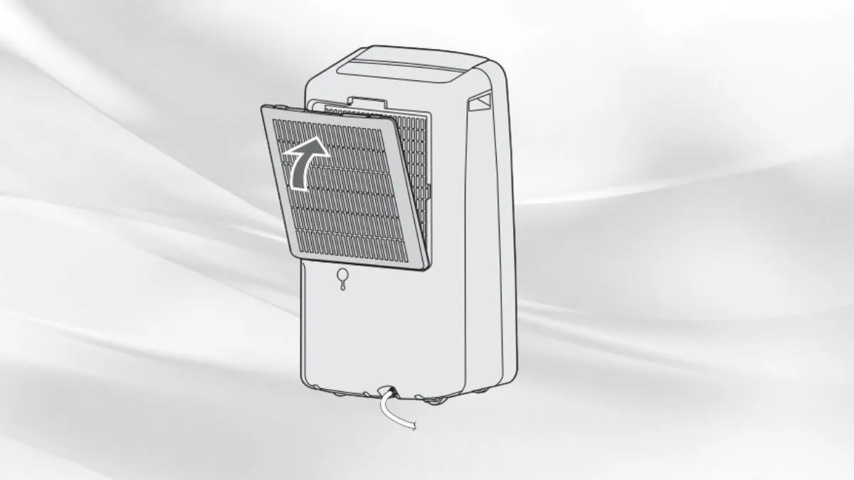 Lắp màng lọc thô vào.