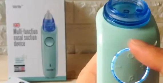 Hình ảnh minh họa các cấp độ tốc độ hút khác nhau trên máy hút mũi Baby Futur, phù hợp cho bé và mẹ