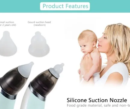 Vệ sinh các bộ phận của máy hút mũi điện tử đảm bảo an toàn, tương tự như quy trình cho máy hút mũi Baby Futur