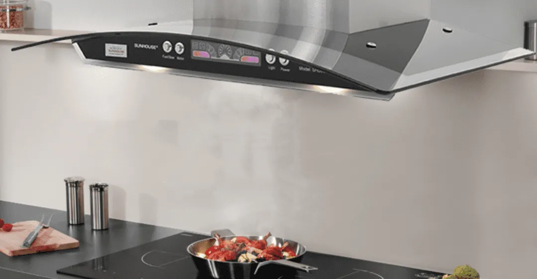 vệ sinh máy hút mùi sunhouse