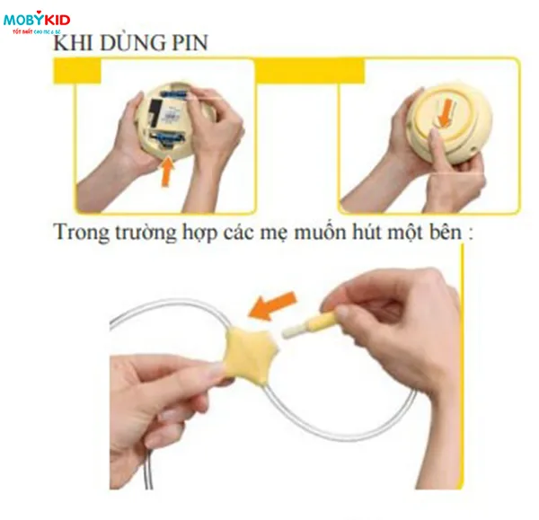 Lắp ráp máy hút sữa Medela Swing Maxi Flex