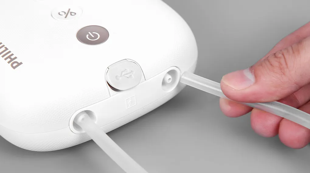 Tắt máy hút khi dòng sữa chạy chậm