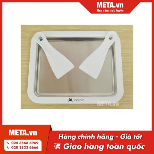 Thiết bị làm kem mini Mocato M605 tiện lợi, giúp bạn dễ dàng làm kem cuộn theo cách sử dụng máy làm kem mini