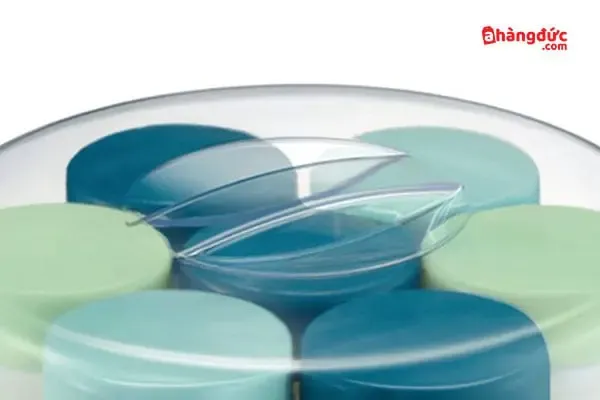 Máy làm sữa chua Severin với các hũ thủy tinh đã được xếp