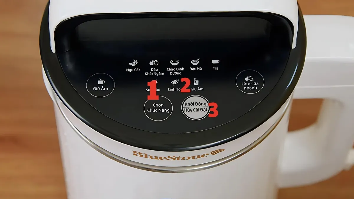 Chọn chế độ “Sinh tố” để bắt đầu quy trình