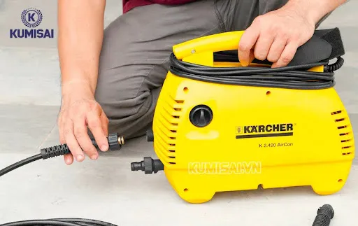 Hướng dẫn cách sử dụng máy rửa xe mini Karcher hiệu quả