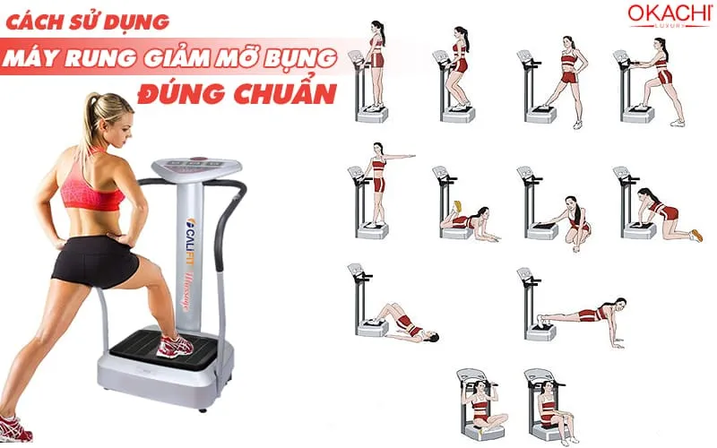 cách sử dụng máy rung giảm mỡ bụng đúng chuẩn