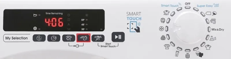 Chức năng “Sấy nhanh” trên máy sấy Candy