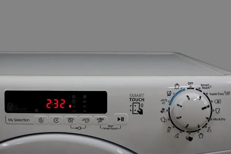 Màn hình hiển thị và các ký hiệu trên máy sấy Candy 9kg CSE V9DF-S