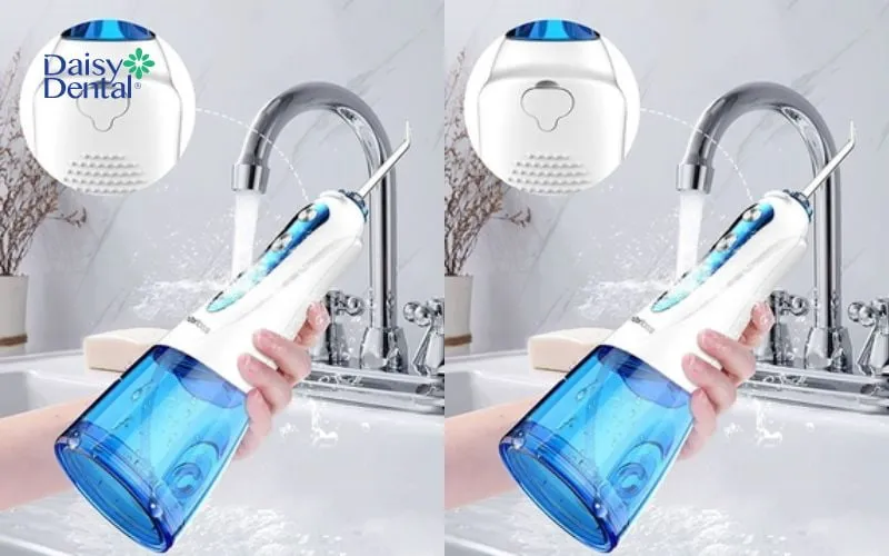 Kiểm tra nước trong bình chứa đã đủ chưa