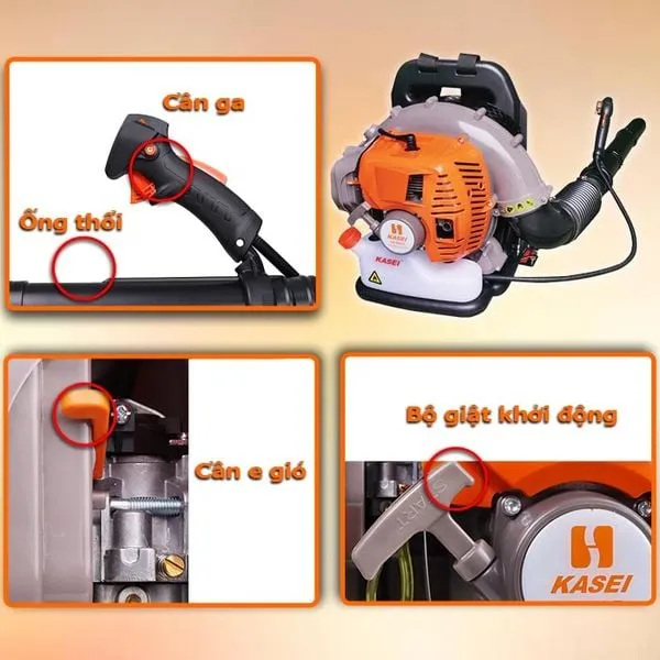 cách sử dụng máy thổi bụi đeo lưng