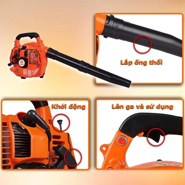 cách sử dụng máy thổi bụi cầm tay