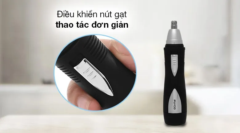 Máy có nút gạt điều khiển bật/tắt linh hoạt, thuận tiện