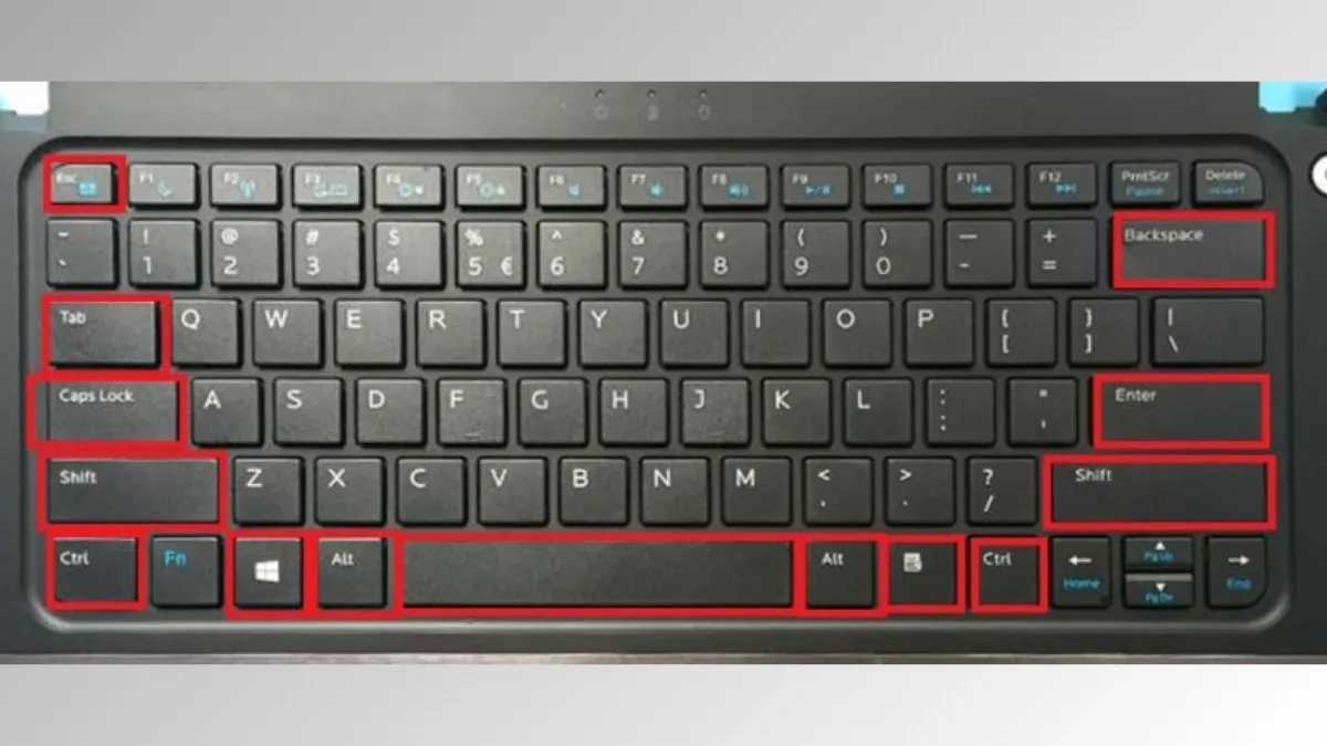 Hình ảnh bàn phím laptop