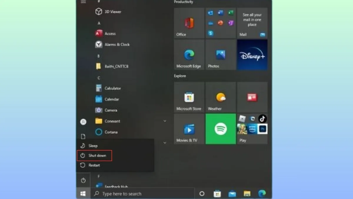 Hình ảnh hướng dẫn nút nguồn laptop