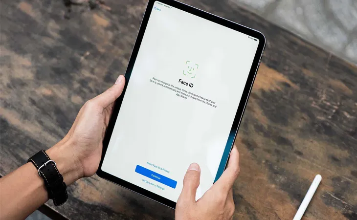 Thiết lập bảo mật cho máy tính bảng bằng vân tay