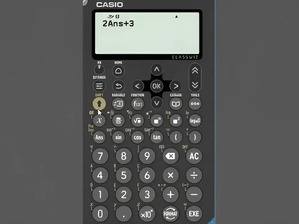 Ans lưu kết quả tính toán cuối cùng trên máy tính Casio