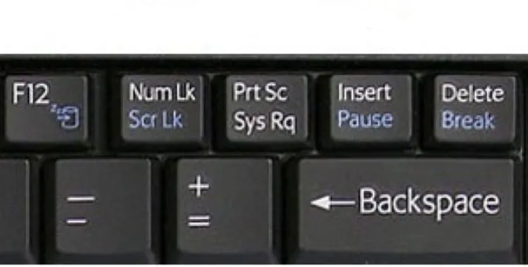 Phím điều khiển màn hình hiển thị Print Screen, Scroll Lock, Pause Break trên bàn phím Dell