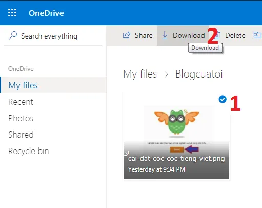 Cách Tải Xuống Tệp Tin Từ OneDrive Về Máy Tính Nhanh Chóng và Dễ Dàng