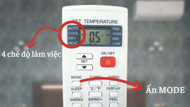 Các chế độ vận hành cơ bản trên điều hòa Casper