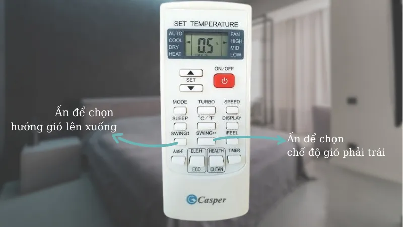 Điều chỉnh hướng gió máy lạnh Casper để phân tán không khí đều