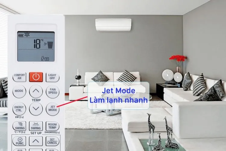 Chế độ làm lạnh nhanh trên điều hòa Inverter