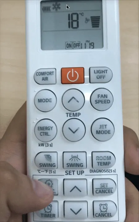 Kích hoạt các chức năng đặc biệt (Func) trên remote máy lạnh LG Inverter