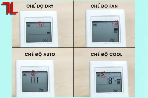Các chế độ vận hành cơ bản của remote máy lạnh LG Inverter