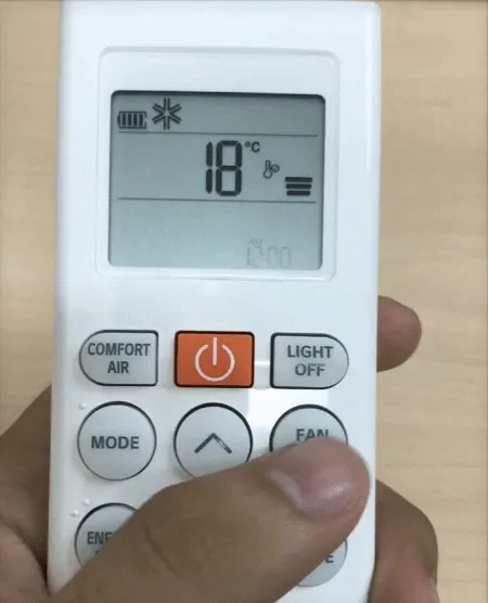 Điều chỉnh tốc độ quạt gió máy lạnh LG