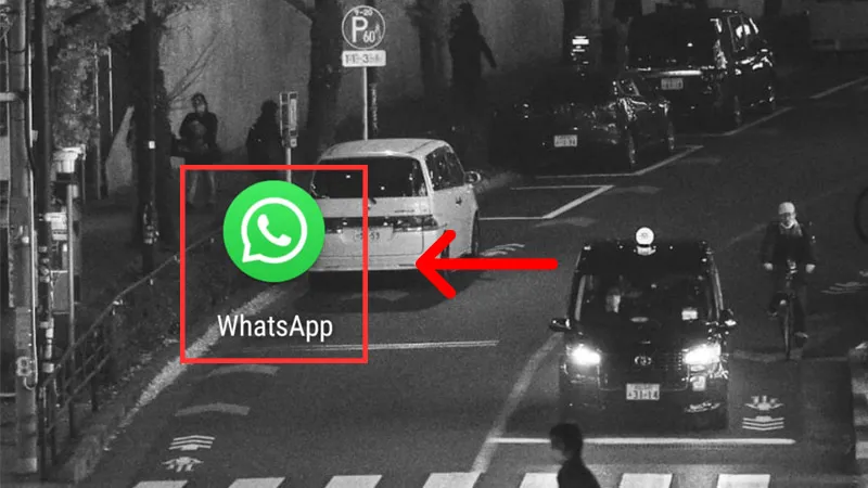 Giao diện chính của ứng dụng WhatsApp trên điện thoại di động