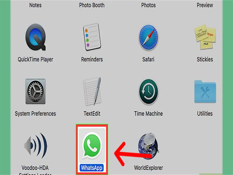 Ứng dụng WhatsApp Desktop trên macOS hiển thị mã QR để người dùng quét