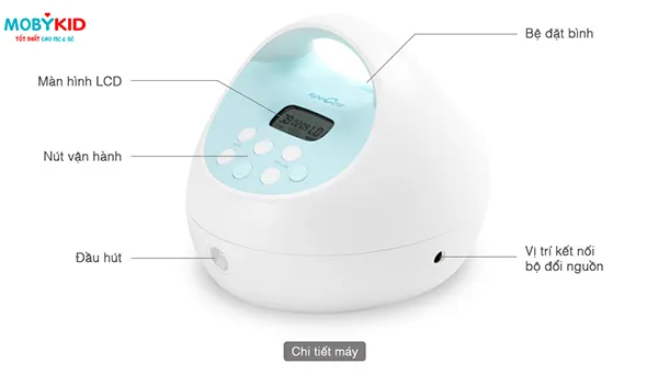 Chuẩn bị chi tiết máy hút sữa Spectra S1 Plus trước khi sử dụng