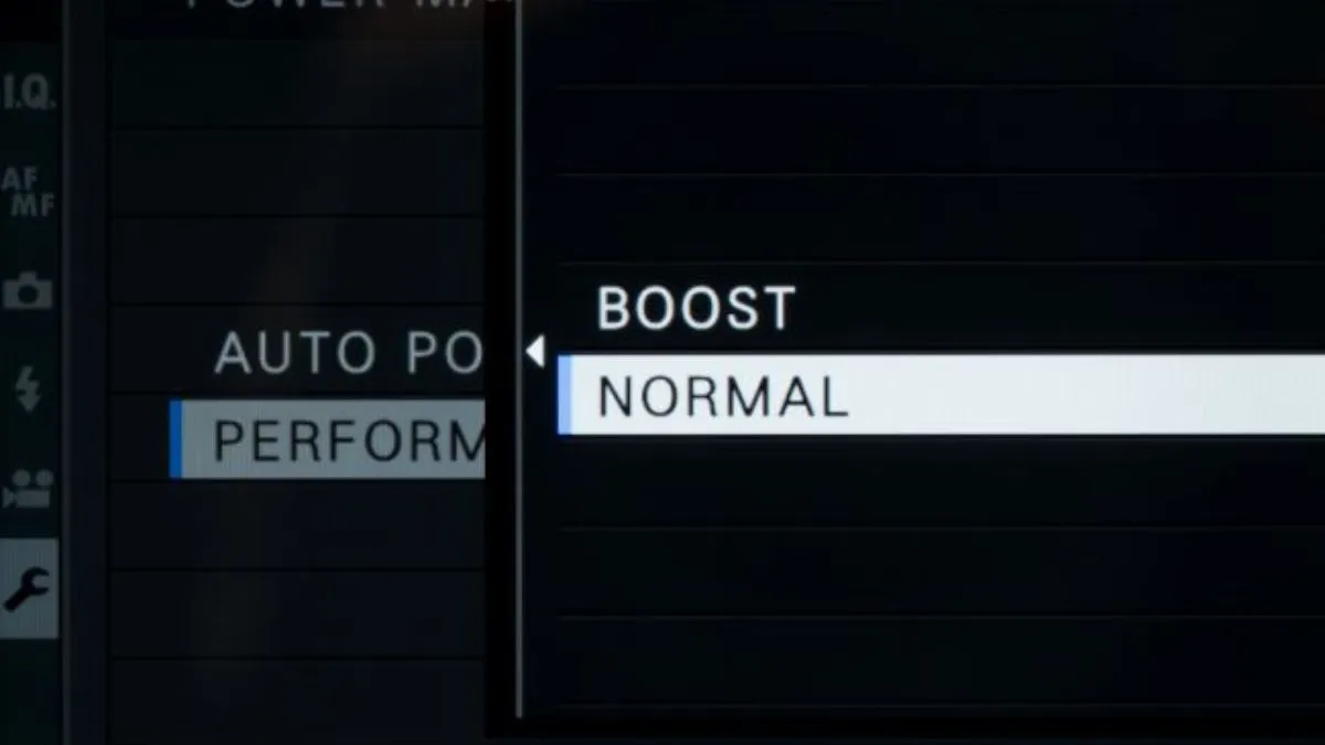 Tối ưu hiệu suất máy ảnh Fujifilm XT100 ở chế độ Boost