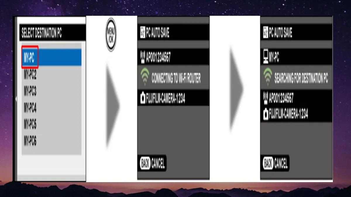 Hướng dẫn cách kết nối máy ảnh Fujifilm XT100 với máy tính qua Wi-Fi