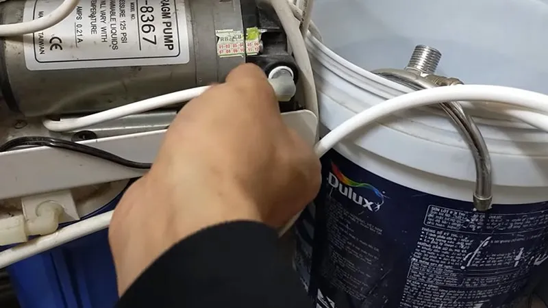 Cách sửa bình áp máy lọc nước yếu
