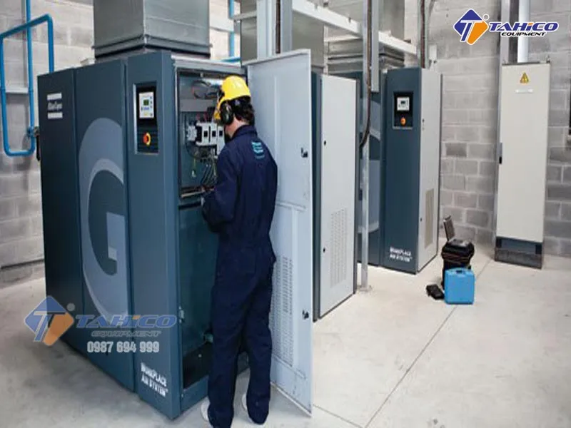 Bảng điều khiển máy nén khí trục vít hiển thị lỗi khởi động và cách sửa chữa