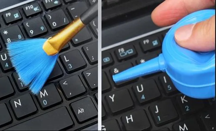 Bàn phím bám bụi bẩn, cần vệ sinh định kỳ để tránh các lỗi phần cứng