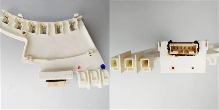 Cấu tạo chi tiết bộ đếm từ (cảm biến Hall) của máy giặt Toshiba giúp nhận diện vòng quay