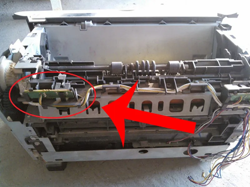 Vị trí của Sensor trên máy in Canon