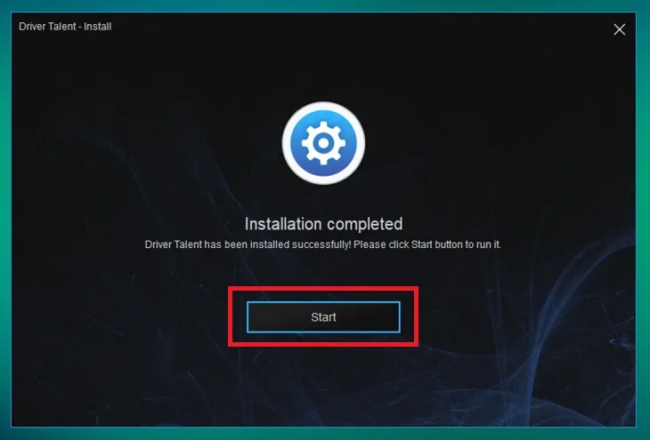Cài đặt Driver Talent và chọn Start