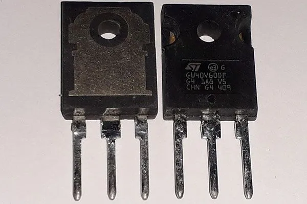 Quy trình mở và kiểm tra linh kiện bên trong để sửa chữa máy hàn điện tử khi báo lỗi OC