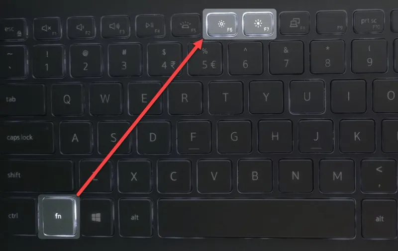 Sử dụng phím tắt để giảm chế độ sáng màn hình máy tính hiệu quả